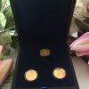 24Qirats Premium Heart Blue Mahar Box 3 coins Front