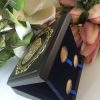 24Qirats Premium Heart Blue Mahar Box 3 coins Side