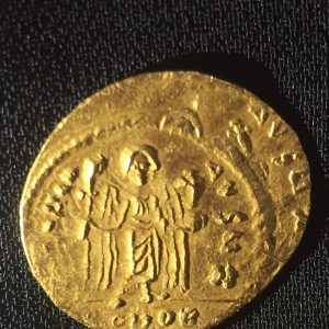 Byzantine Focas Dinar Reverse